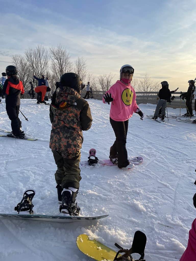 snowboarding