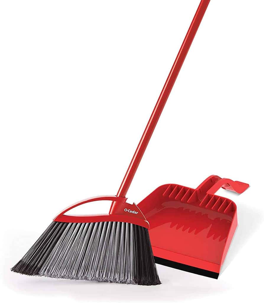 Broom and dust pan