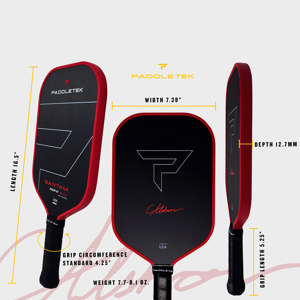 paddletek bantam tko-c specs