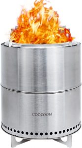 COOZOOM smokeless fire pit solo stove alternative