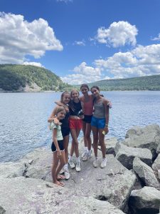 Friends Enjoying Devils Lake