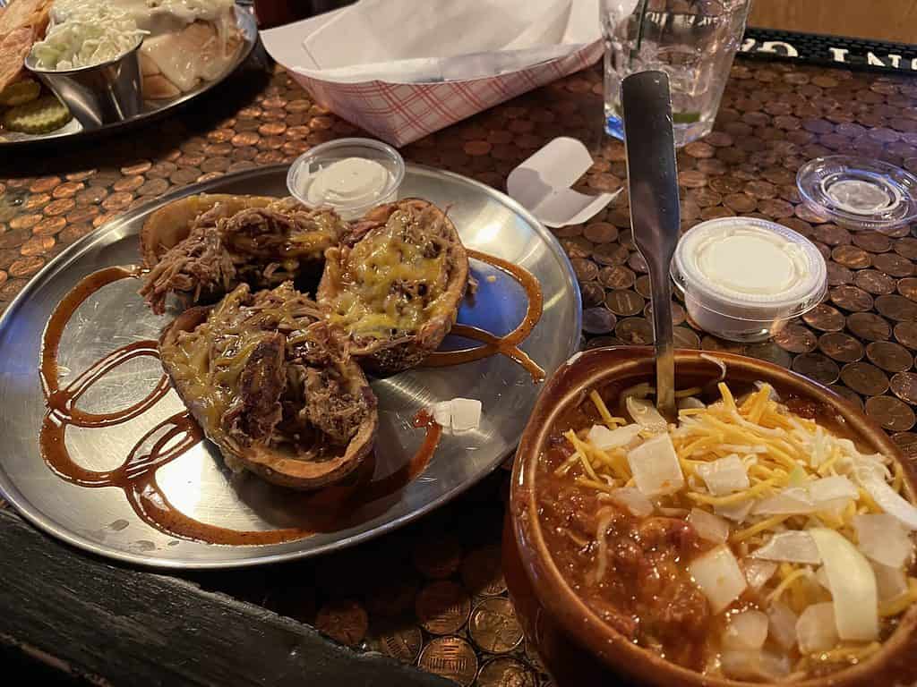 Casey's Pig Skins and Chili