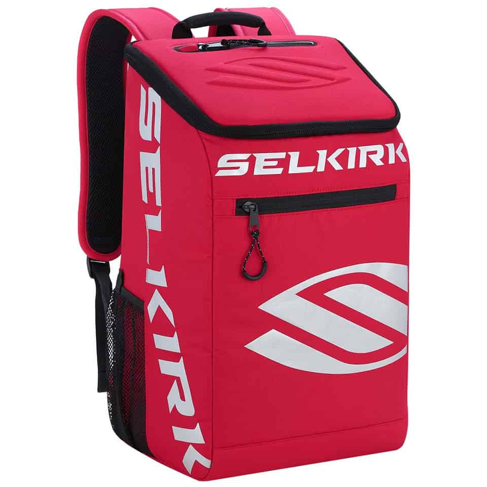 selkirk backpack in red