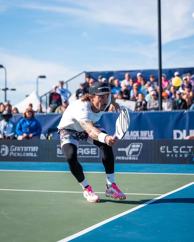 Tyson McGuffin in Skechers Pickleball shoes