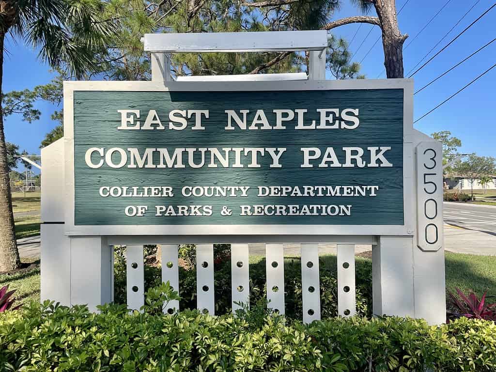 east naples community park sign