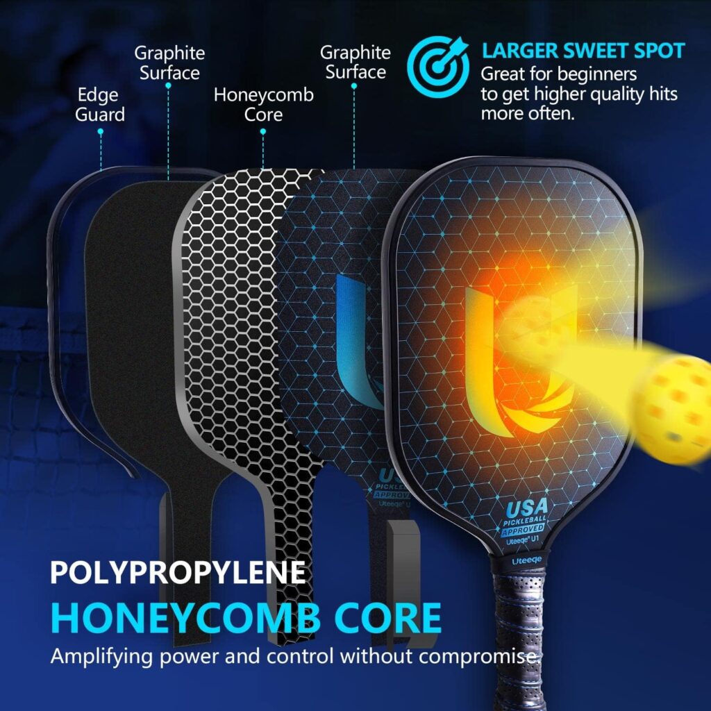 uteeqe pickleball paddle specs