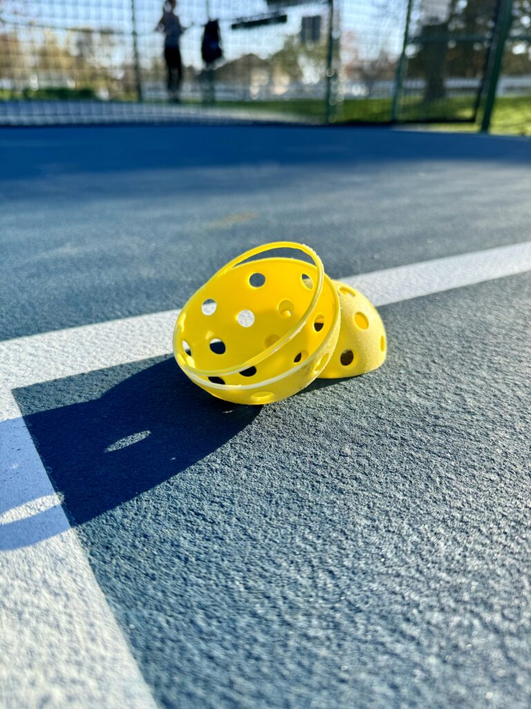 cracked pickleball