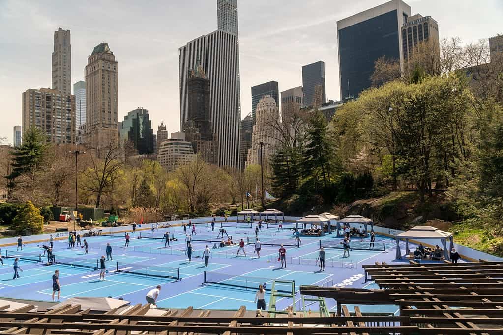 pickleball in central park