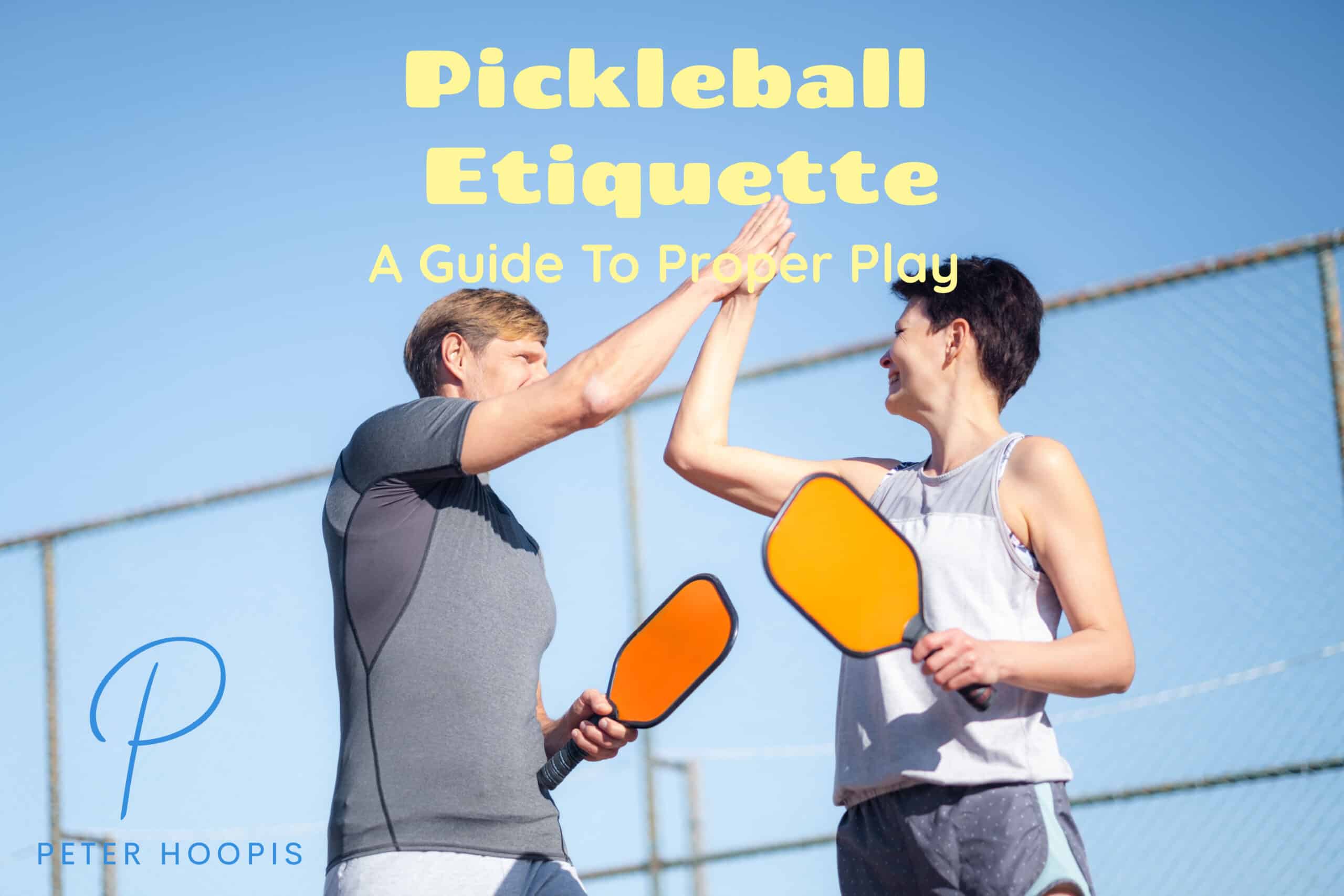 pickleball etiquette