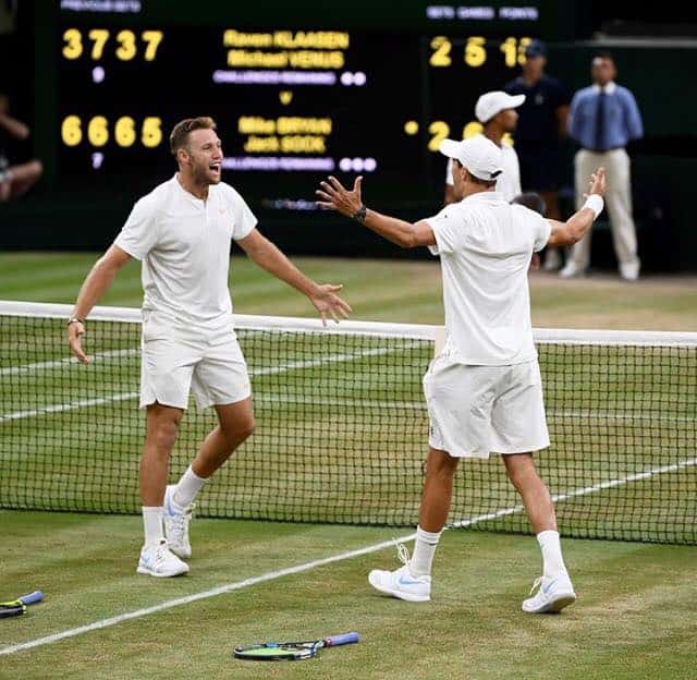 jack sock at wimbedon