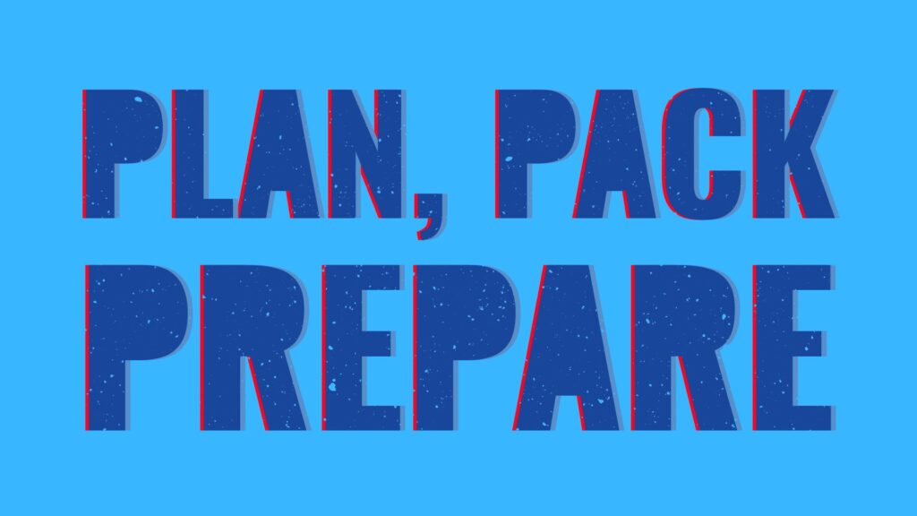 plan pack prepare